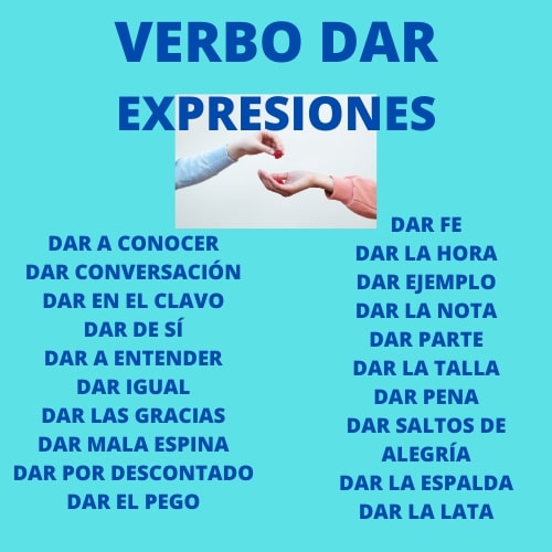 Испанский глагол DAR
